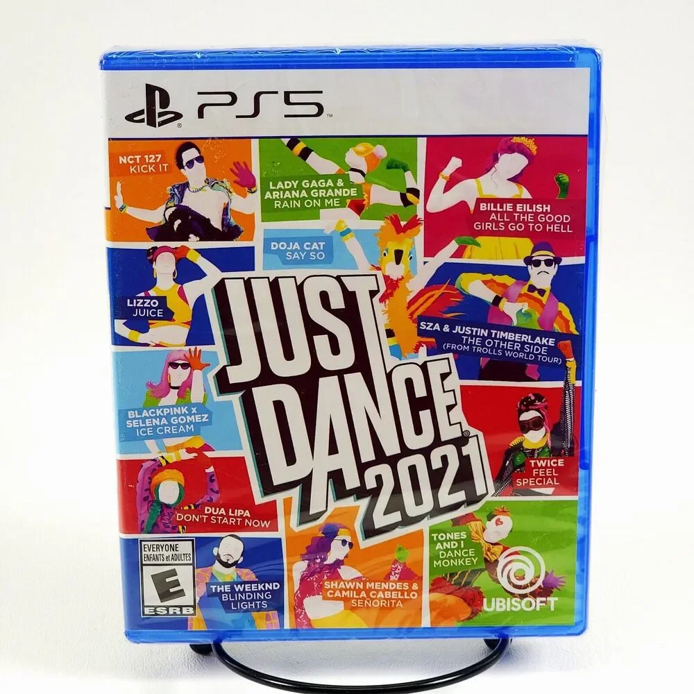 Just Dance 2021 Sony PlayStation 5 PS5 40 Songs Eilish, Gaga, Lizzo, Doja SEALED